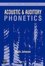 Acoustic And Auditory Phonetics