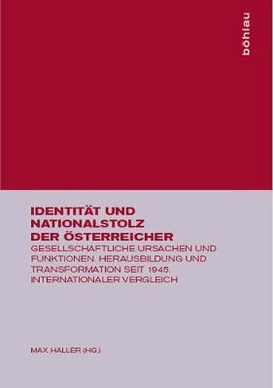 Die 5 Säulen Der Identität Identit t Und Nationalstolz Der sterreicher | 9783205985624 | Boeken