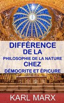 Différence de la philosophie de la nature chez Démocrite et Épicure