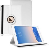 iPad (2017) 9.7 - 5e Generatie Hoes 360 Graden Multi-Stand Case Draaibaar - Wit