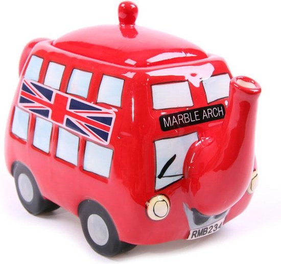 Theepot Thema Engeland Londen Engelse bus Thee cadeau | bol.com