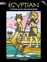 Egyptian Stained Glass Coloring Book