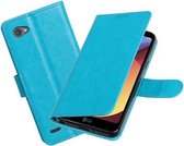 BestCases - Turquoise Portemonnee booktype hoesje LG Q6