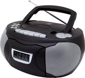 Soundmaster SCD5750SW CD boombox met radio/cassettespeler en externe microfoon