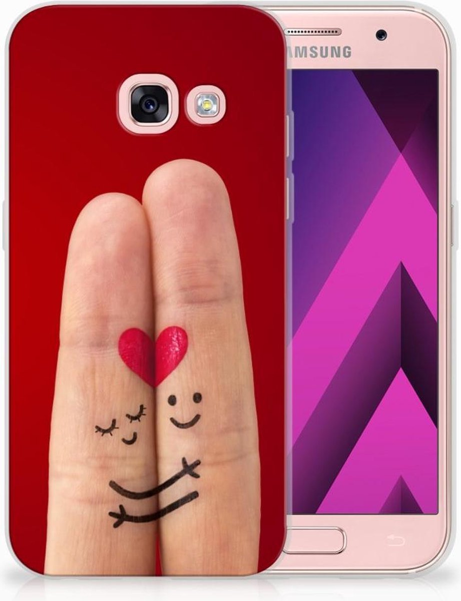 Samsung Galaxy A3 2017 Silicone Back Cover Liefde - Origineel Romantisch Cadeau