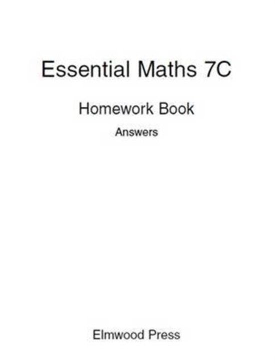 Essential Maths 7C Homework Answers | 9781906622046 | David Rayner ...
