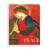 Red Harmonious Angel Boxed Draw Holiday Notecards