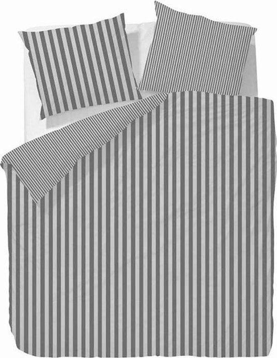 Housse de couette Marc O'Polo Classic Stripe - 150x210 + 50x60 cm - Anthracite