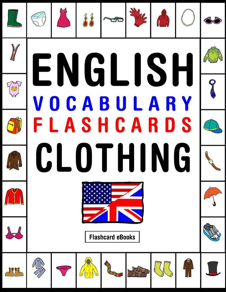 Flashcard eBooks - English Vocabulary Flashcards: Clothing (ebook), Flashcard  Ebooks