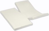 Damai - Hoeslaken dubbele split (tot 35 cm) - Katoen - 160 x 200 cm - Cream