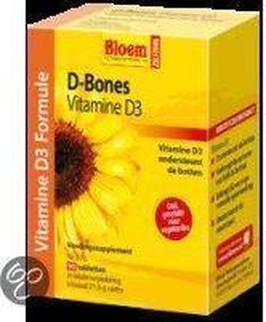 Bloem Dbones Vitamine D3 90 tabletten Voedingssupplement