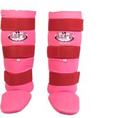 Ali’s Fightgear Scheenbeschermers Vechtsport Roze Maat L