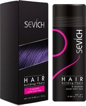 Sevich Haarpoeder voor donkerbruin haar - Hoge kwaliteit camouflage voor kale plekken - Haarverdikker - Organic - Hair Fiber Building
