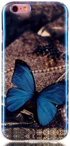 Blu-ray IMD TPU Softcase iPhone 6(s) - Vlinder