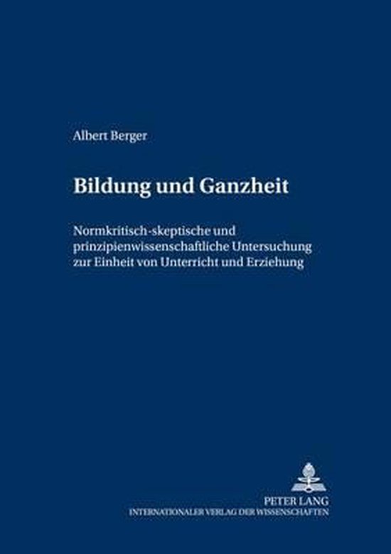 Bildung und Ganzheit - cover
