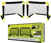 Fitgear 2x Voetbaldoel 55x44x44 cm goal, vouwbaar doel