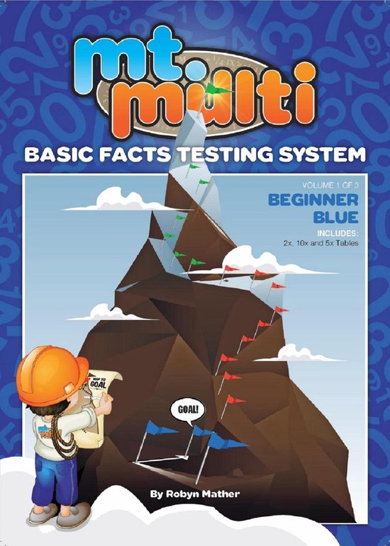 Mt. Multi Basic Facts Testing System Volume 1 Beginner Blue - cover
