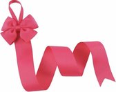 Lint met Strik voor haarclips op te hangen – Fuchsia Roze