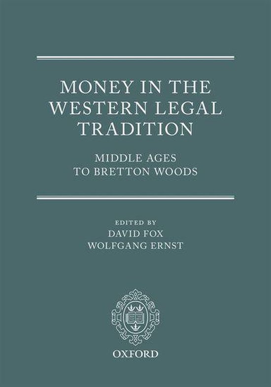 Money in the Western Legal Tradition - cover