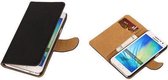 Zwart Samsung Galaxy A3 Hoesjes Book/Wallet Case/Cover