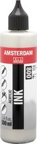 Amsterdam Acrylic Ink flacon 100ml acrylinkt - 800 - Zilver - halfdekkend