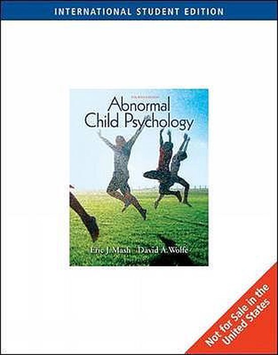 Abnormal Child Psychology, International Edition - cover