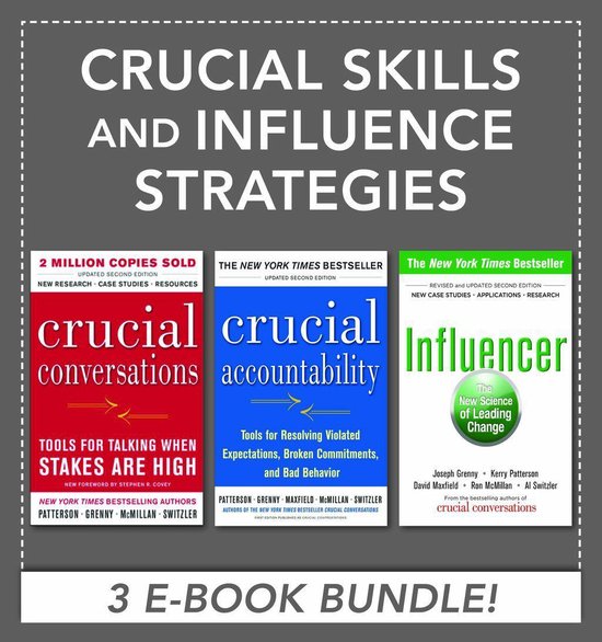Crucial Skills and Influence Strategies (Ebook Bundle)
