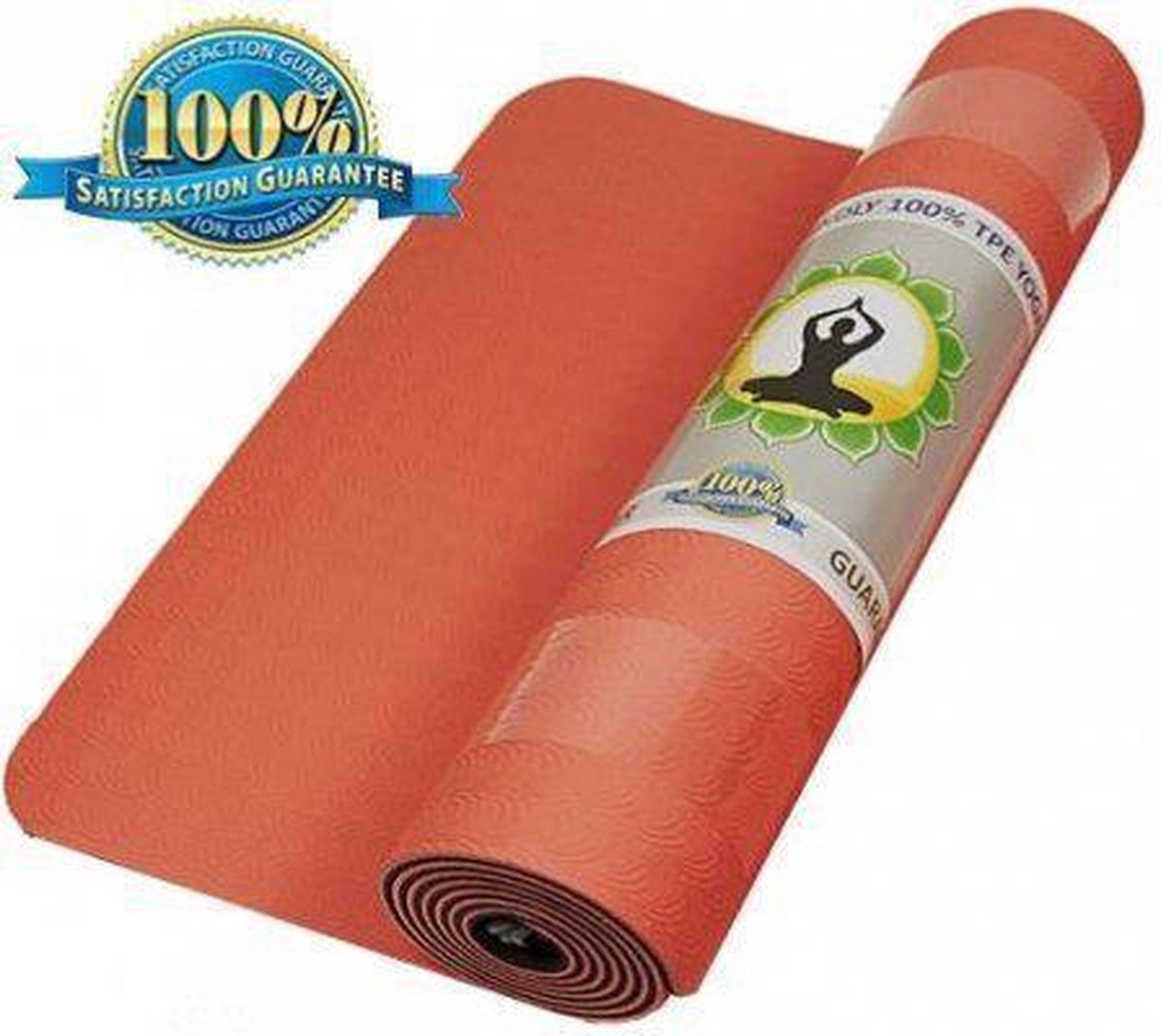Yogamat TPE geel