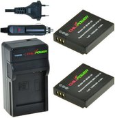 ChiliPower DMW-BCM13 Panasonic Kit (2 batterijen + lader + 12V autosnoer)