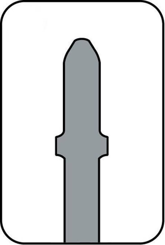Grijze illustratie van een decoupeerzaagblad.