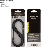 NITE IZE S-Biner 6 plastic - black - black gates