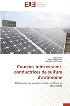 Couches Minces Semi-Conductrices de Sulfure D'Antimoine