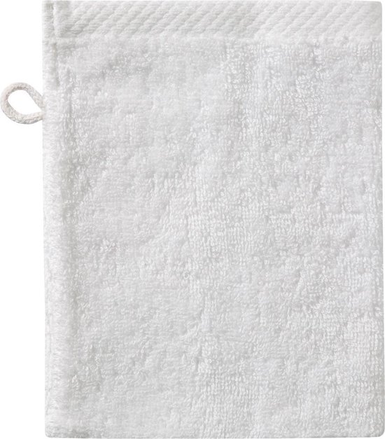 Gant de toilette 16x21cm coton uni Pure gris anthracite