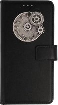Samsung Galaxy J3 (2017) hoesje klok zilver