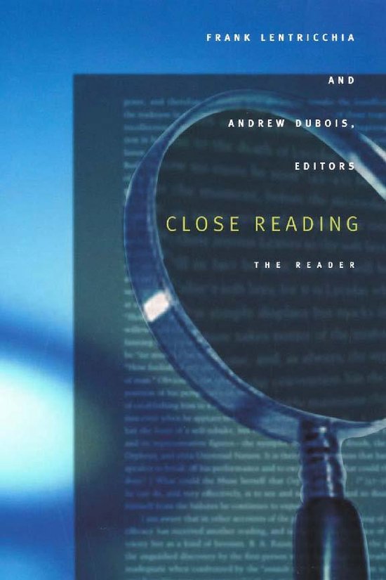 Close Reading - cover
