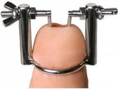 Master Series The Meat Cleaver RVS Urethral Plasbuis Stretcher - Penisplug