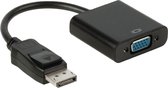 Nedis CCGP37350BK02 adaptateur de câble vidéo 0,2 m DisplayPort VGA (D-Sub) noir
