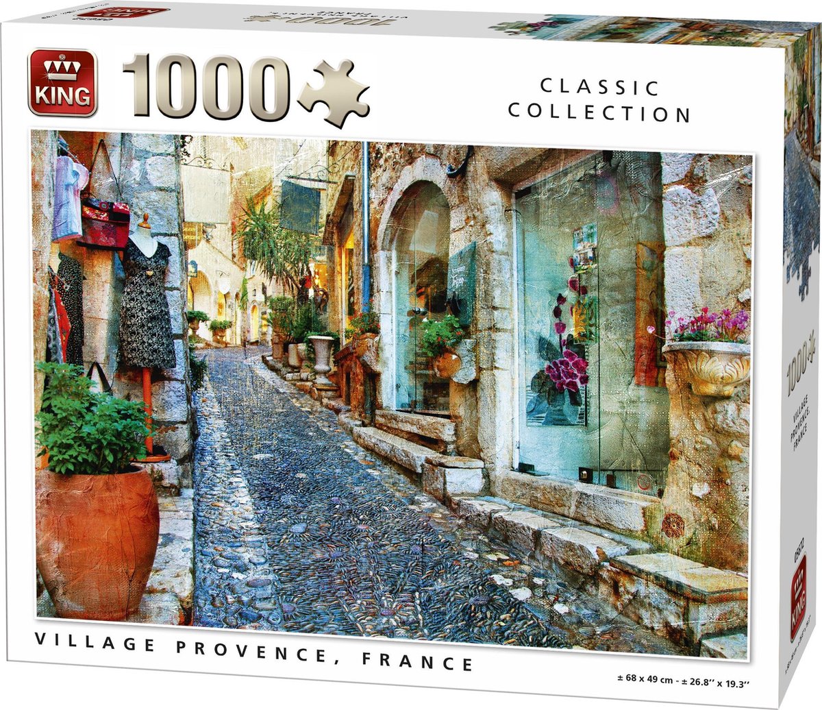 Classic Collection Village Provence 1000 pcs, 68 x 49 cm, 8+