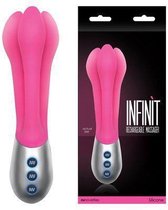 NS Novelties Plug Infinit Oplaadbare Driepoot Vibrator - Roze