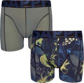 Sapph Men 2pack Micro Heren Ondergoed - Nightcrawler Print - Maat S
