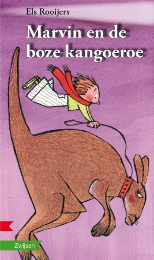 Cover van het boek 'Zoeklicht Marvin en de boze kangoeroe' van Els Rooijers