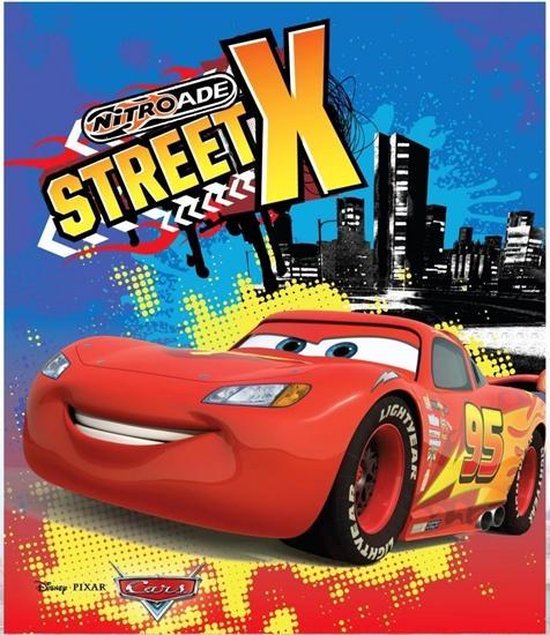 Cars - Street X - Nitroade - Opblaasbaar - Surfboard - Surfplank - 3 tot 6 jaar - 70 x 45 x 10 cm