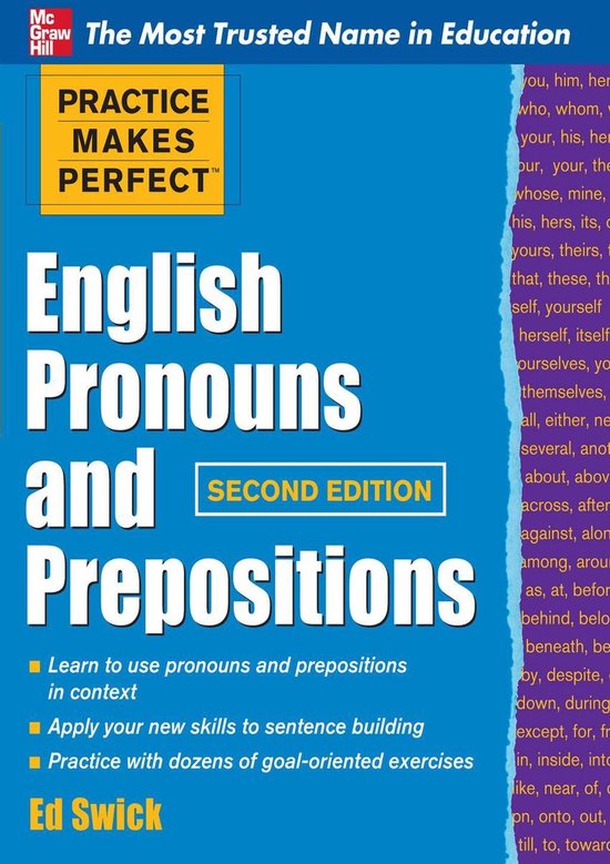 Practice Makes Perfect English Pronouns and Prepositions, Se ... - cover