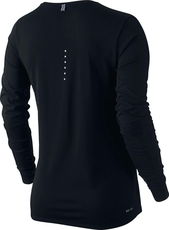 Extreem belangrijk slim bereik Nike Running Dri-Fit Long Sleeve Dames - Shirts - zwart - XL | bol.com