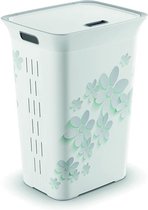 Kis Wasbox Chic bloemen grijs, 6710000-1767