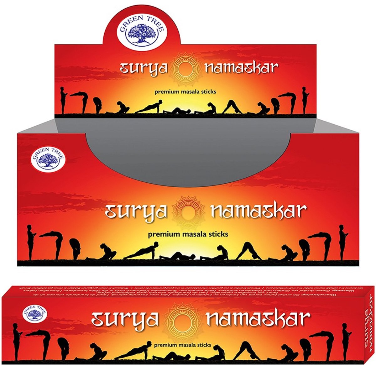 Green Tree Wierook Surya Namaskar (12 pakjes)