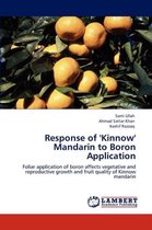 Response of 'Kinnow' Mandarin to Boron Application