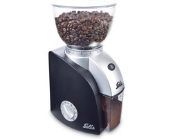 Solis Scala Plus 1661 Koffiemolen Elektrisch - Coffee Grinder - Koffiemaler met 22 Maalinstellingen - Zwart