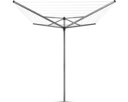 Brabantia Topspinner Droogmolen - met Metalen Grondanker - 40 m - Metallic Grey