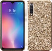 Xiaomi Mi 9 Hoesje - Glitter TPU - Goud